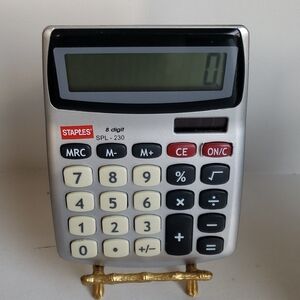 Staple SiPL-230 8-Digit Display Calculator.